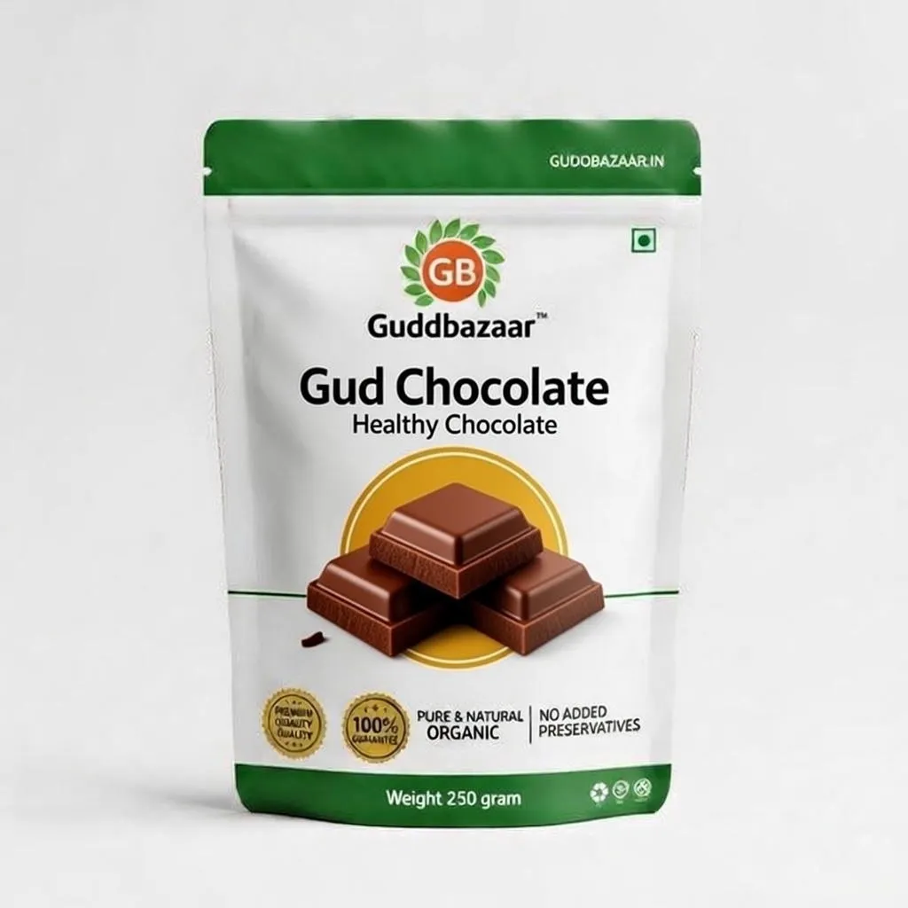 Gud Chocolate 100 gram No Suger Healthy And Orgenic Chocolate For All Of These 